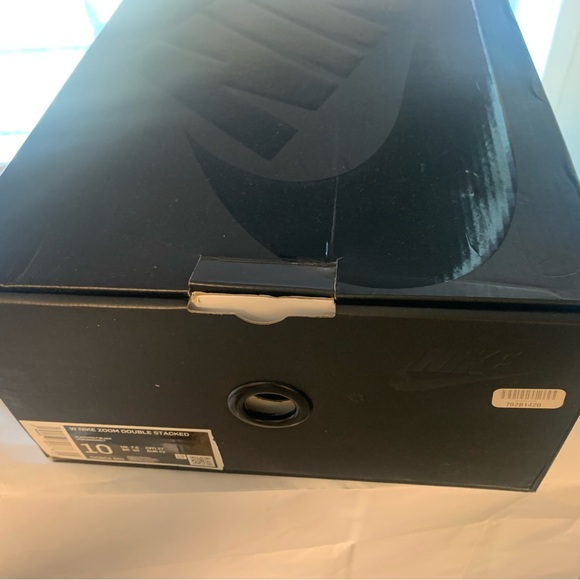 Womens Nike Zoom Double Stacked Volt Black Sneakers - Picture 7 of 15